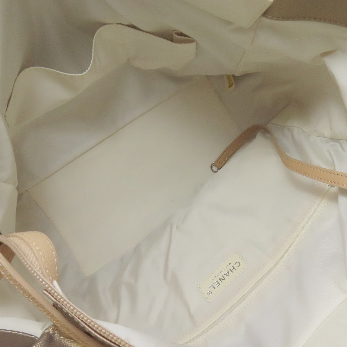 CHANEL Paris biarritz Large Tote Bag Gold