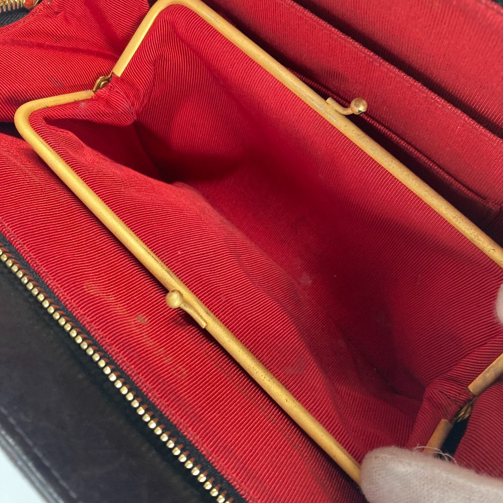 CHANEL Shoulder Bag lambskin black With Chain Bag Quilted Matelasse