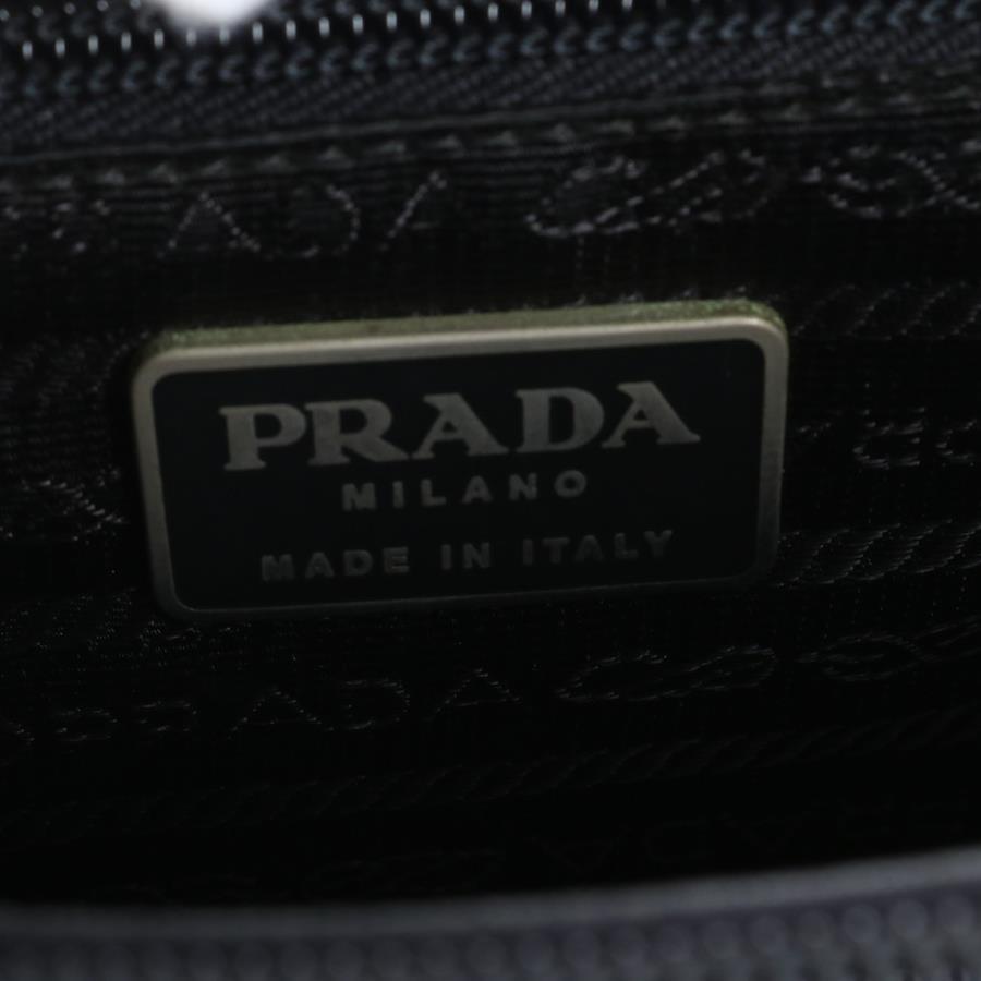 Prada handbag leather black