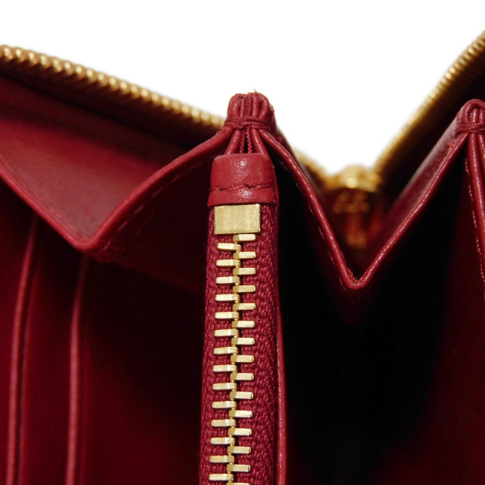 MIUMIU Long Wallet Nappa Leather (Rumskin) Matelasse