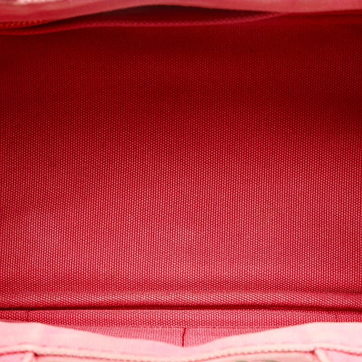 Prada Canapa Canvas 2WAY Handbag Pink Shoulder Bag Top Handle Sachel