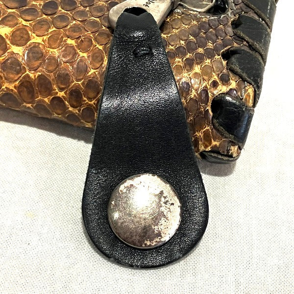 Chloe Python Bi-foldLong Wallet Brown Black