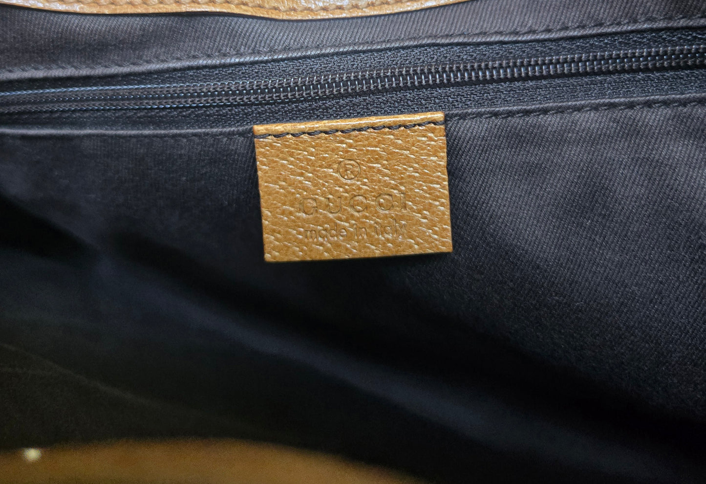 GUCCI GG Canvas Tote Bag Pink Brown