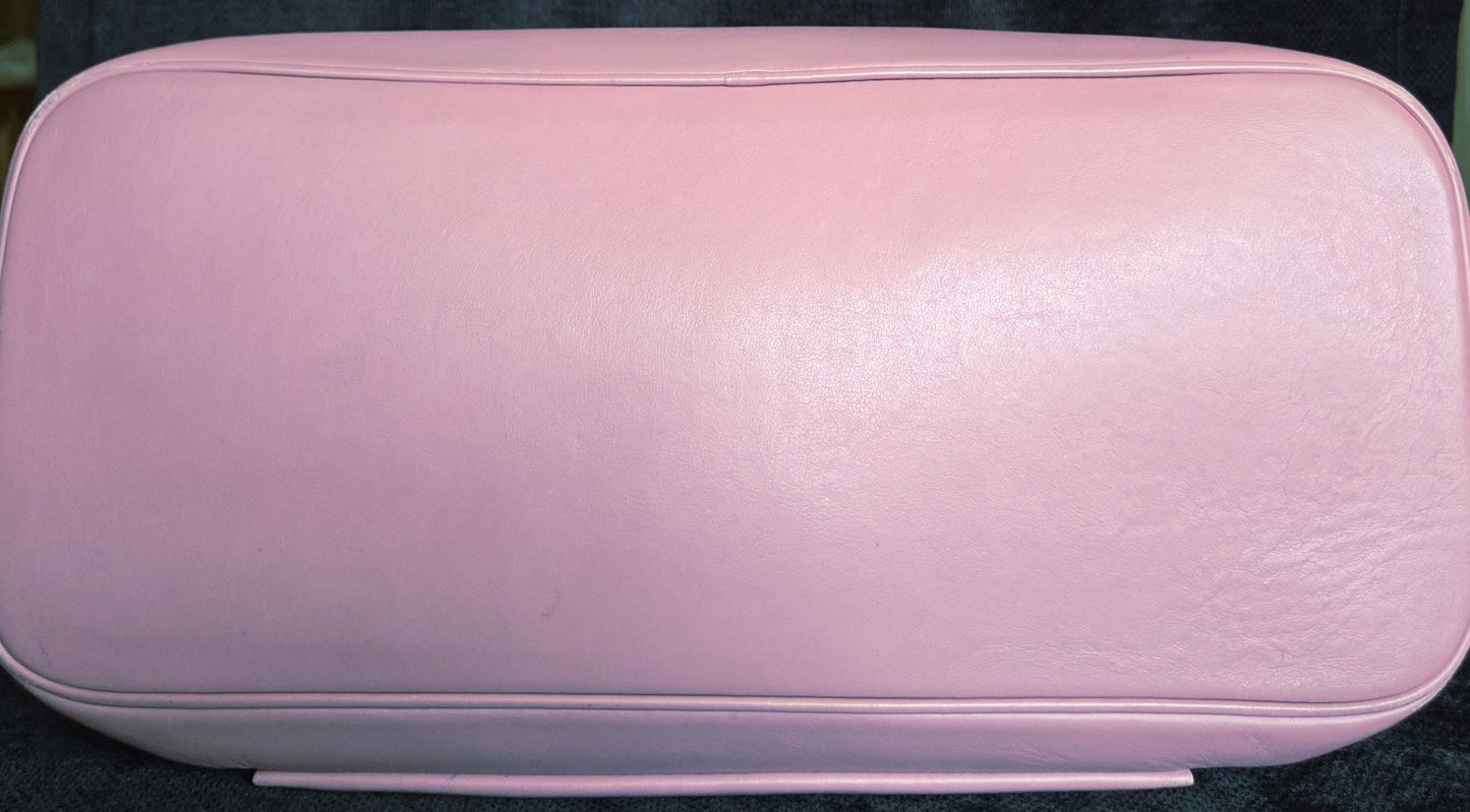 BVLGARI  Shoulder Bag Pink Gold Hardware leather