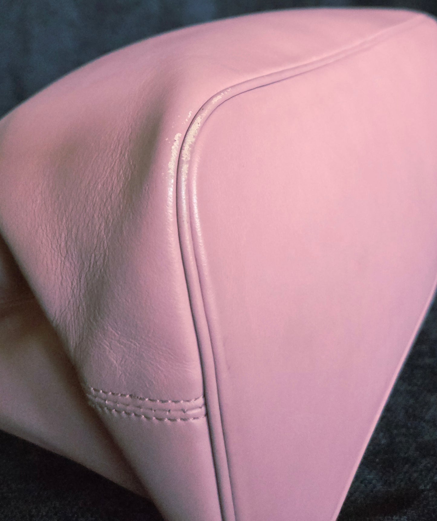 BVLGARI  Shoulder Bag Pink Gold Hardware leather