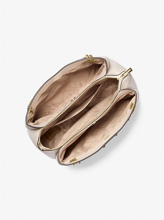 MICHAEL KORS WHITNEY MEDIUM QUILTED Tote bag OPTIC WHITE