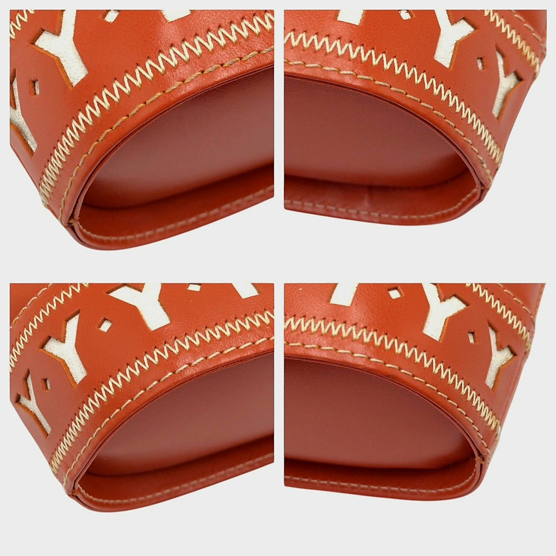 Yves Saint Laurent Leather Cut Y Shoulder Bag