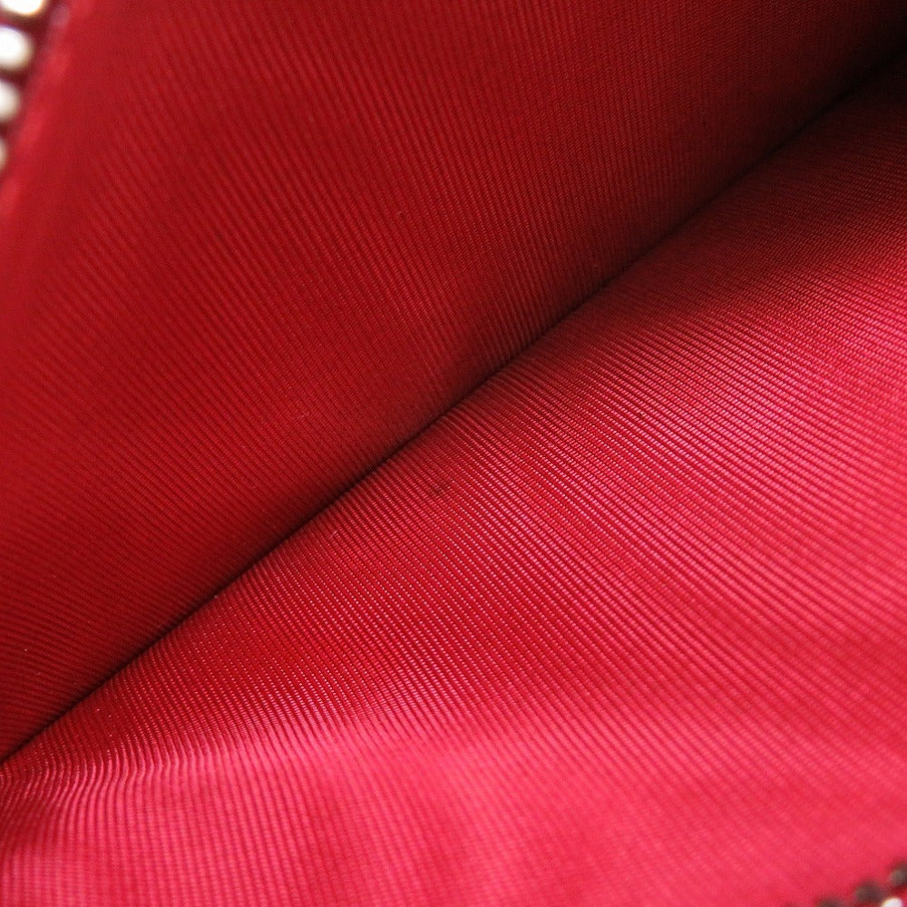 MIUMIUM Long Wallet Leather Red