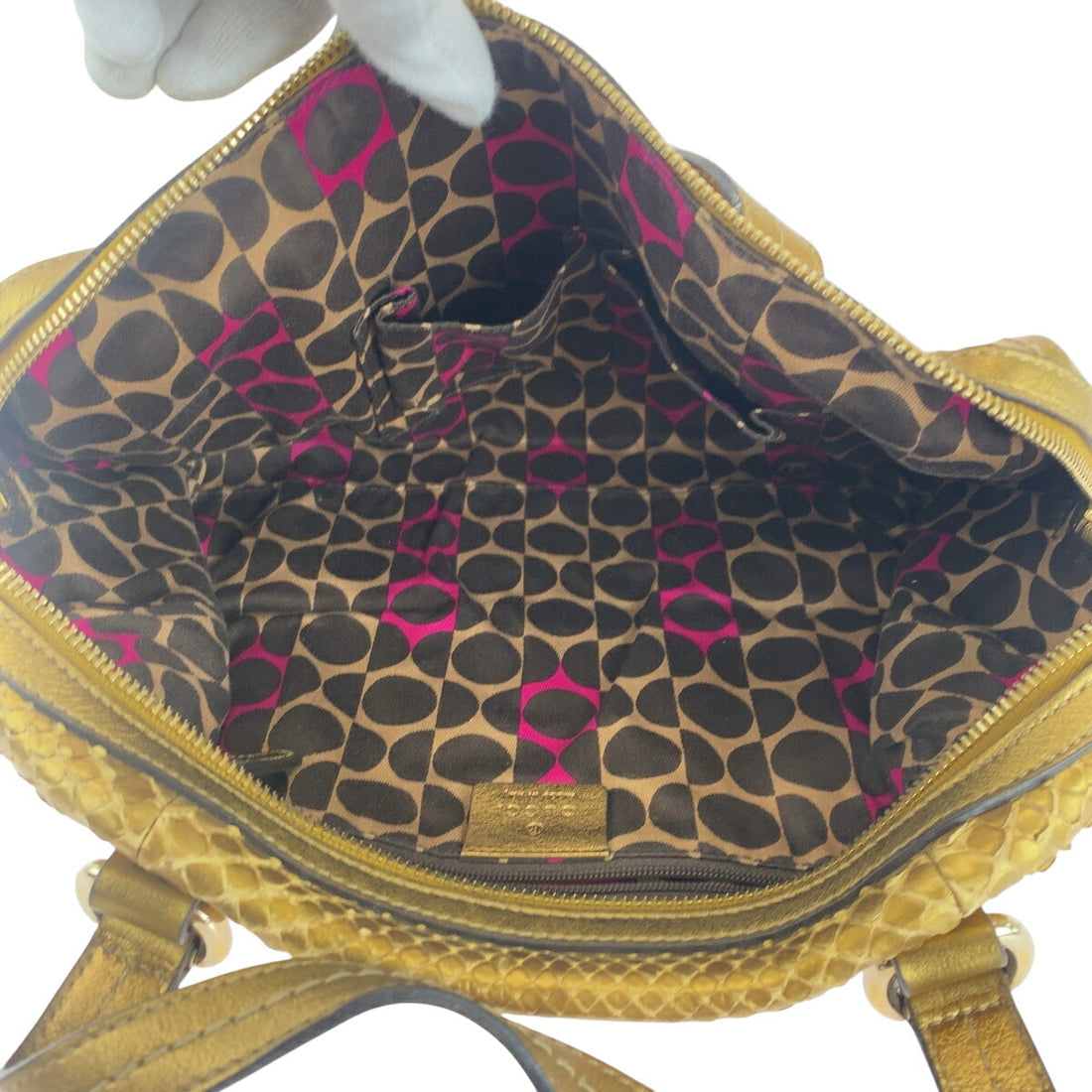 GUCCI Python leather Gold Shoulder