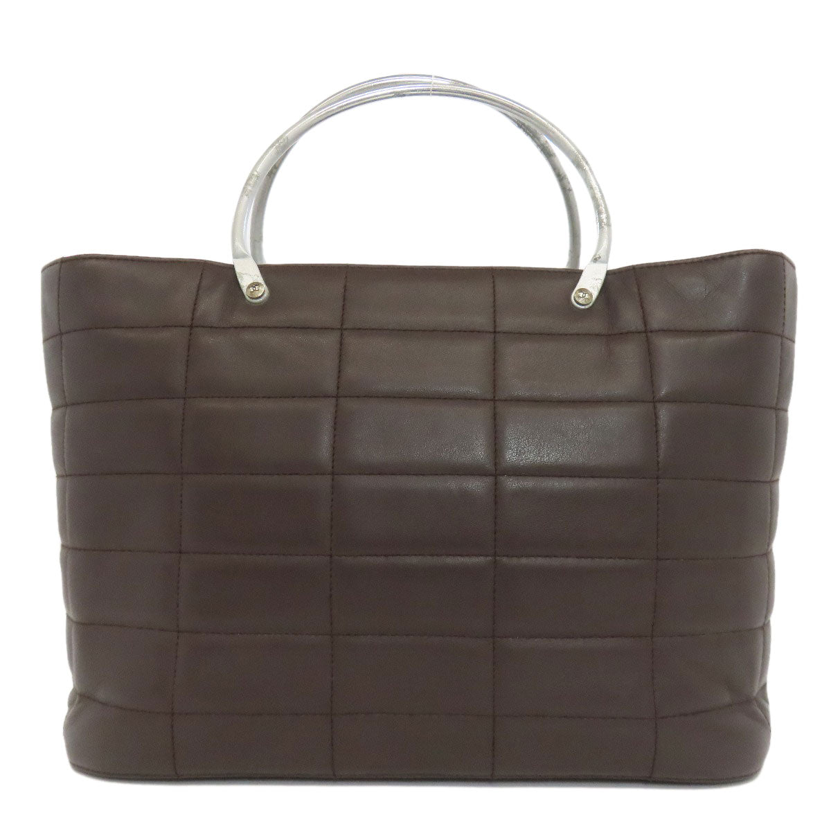 CHANEL Chocolate Bar Lambskin Handbag
