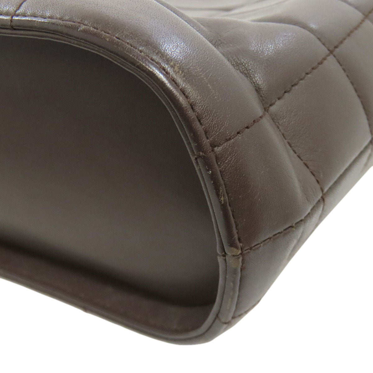 CHANEL Chocolate Bar Lambskin Handbag