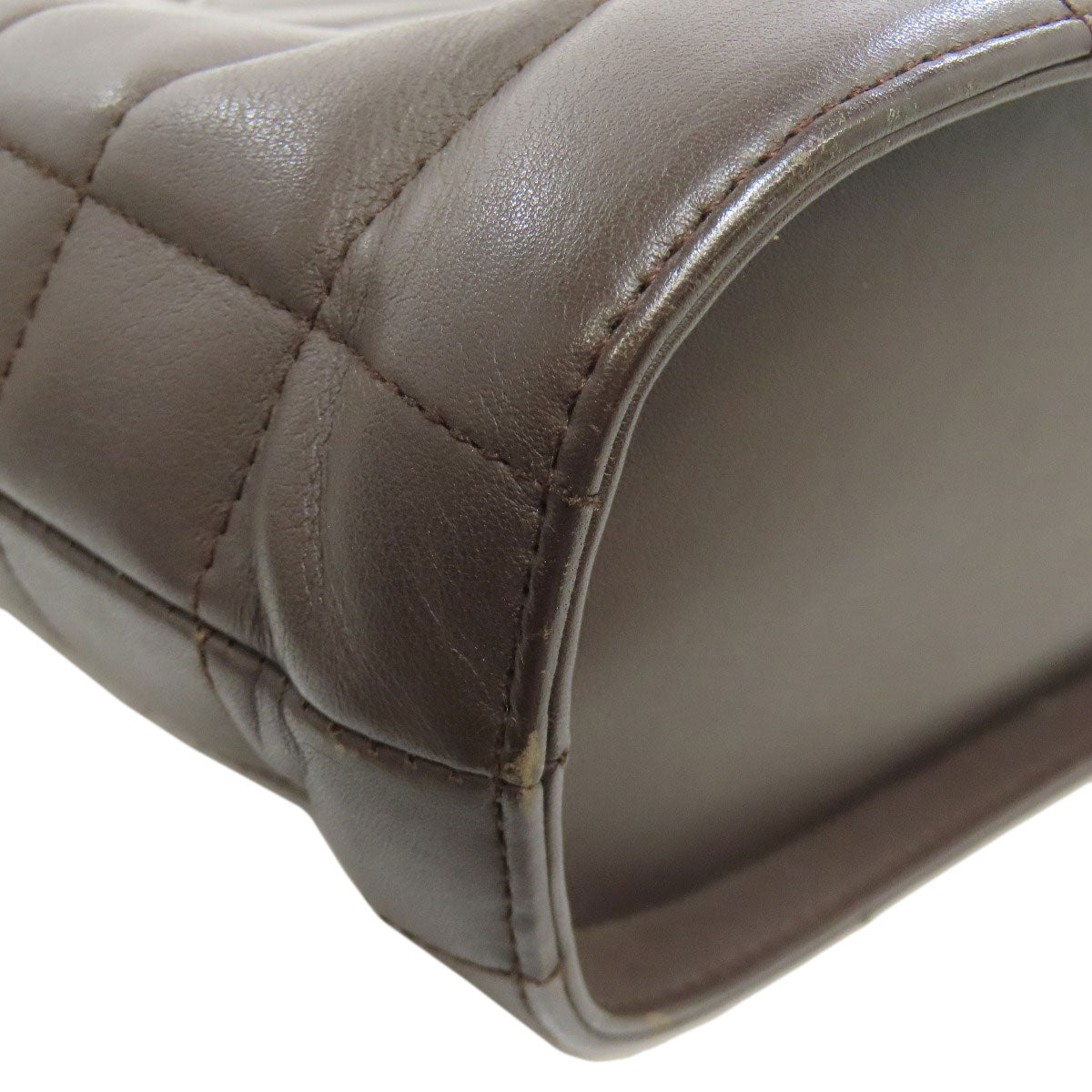 CHANEL Chocolate Bar Lambskin Handbag