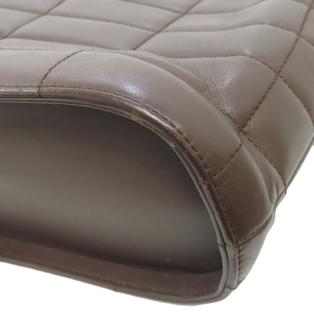 CHANEL Chocolate Bar Lambskin Handbag
