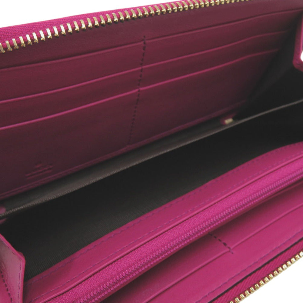 GUCCI Long Wallet Patent leather purple SOHO