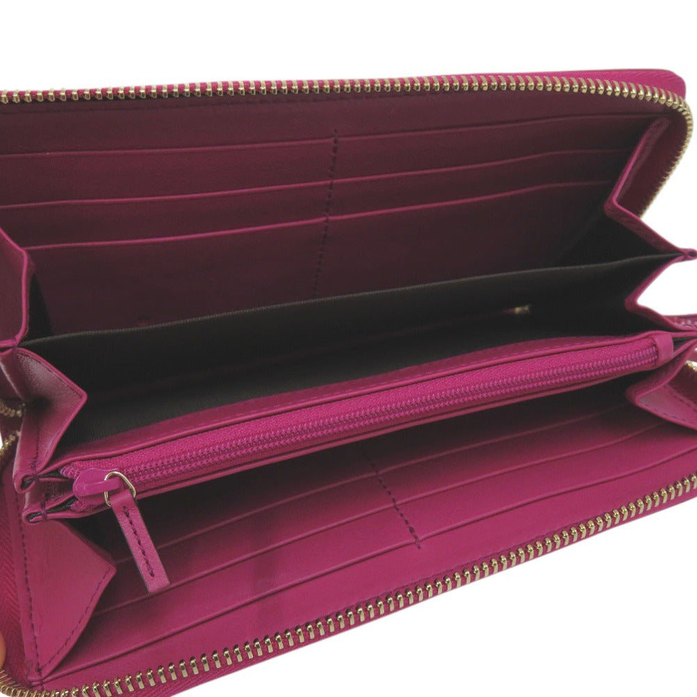 GUCCI Long Wallet Patent leather purple SOHO