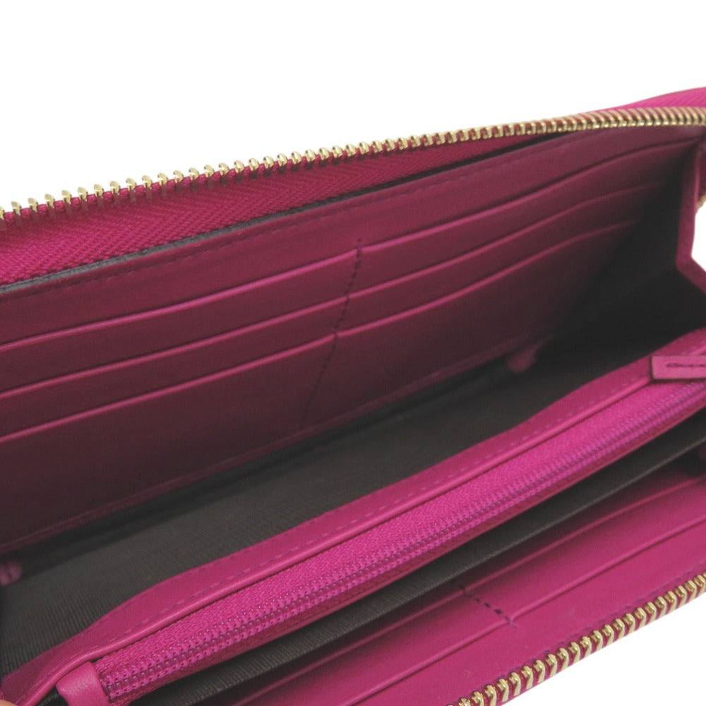 GUCCI Long Wallet Patent leather purple SOHO