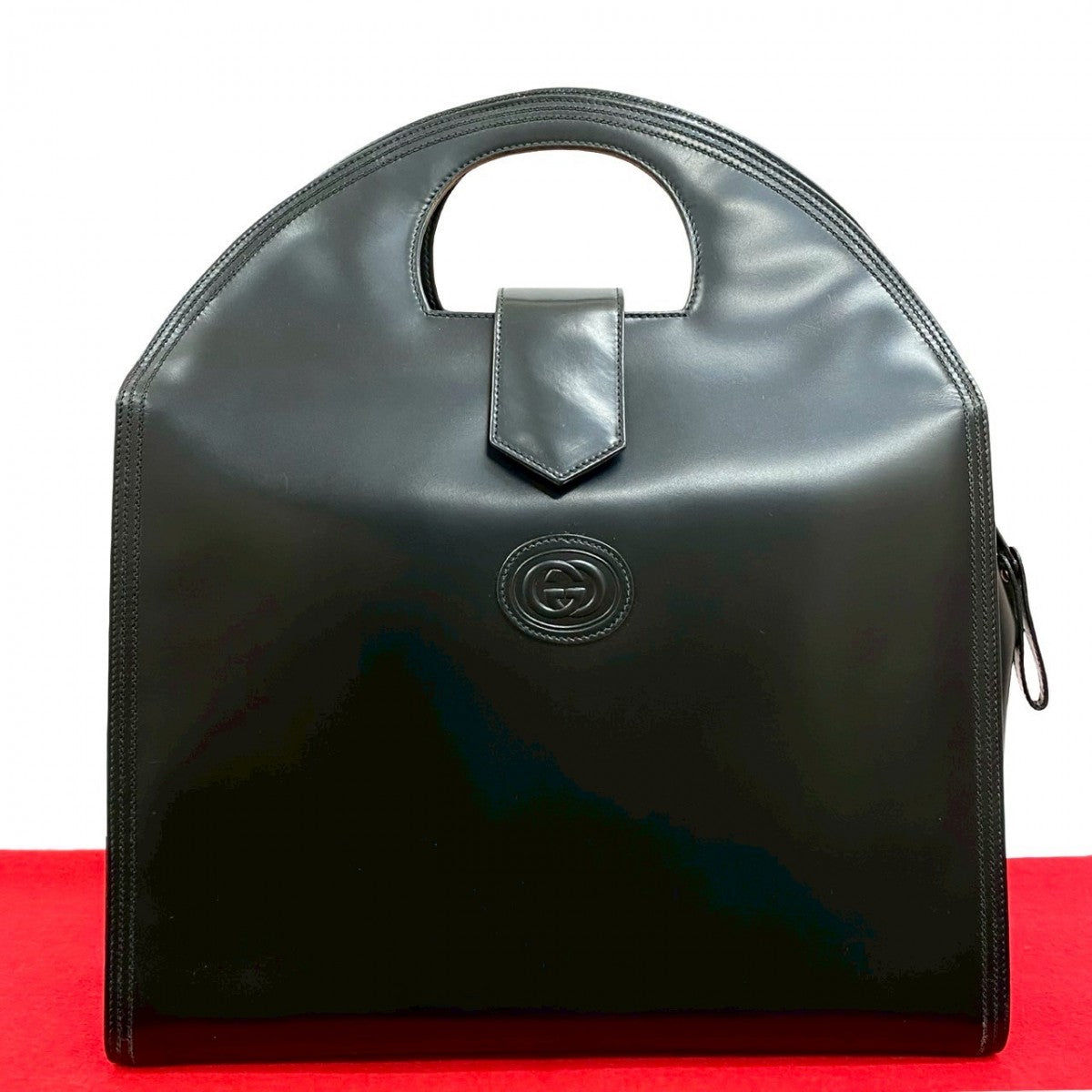 GUCCI Handbag Calfskin black
