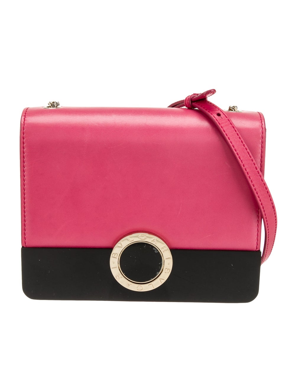 BVLGARI leather cross bag with dustbag