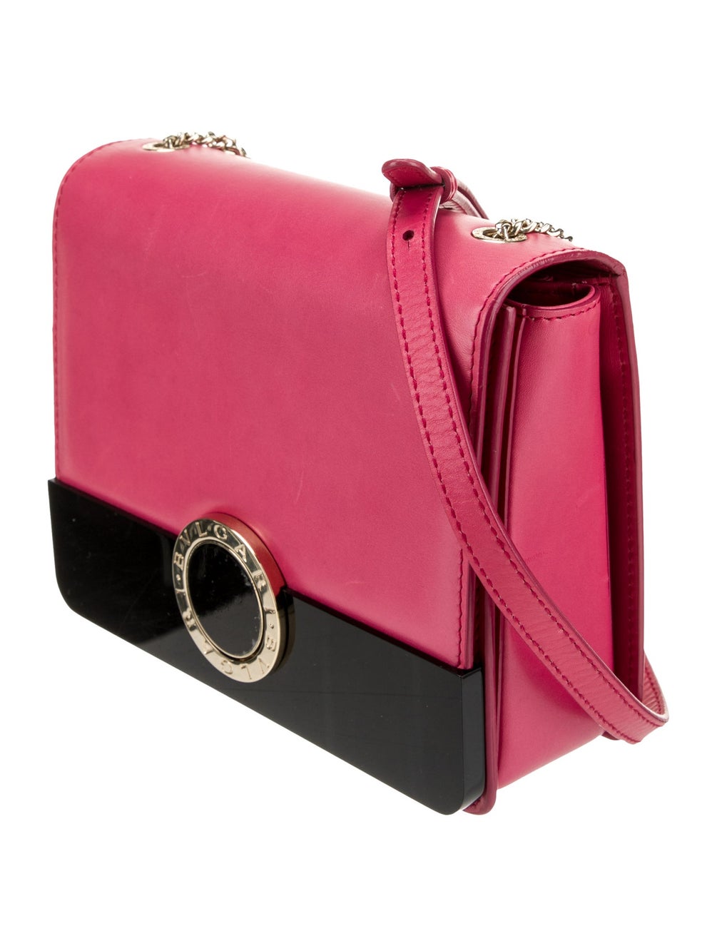 BVLGARI leather cross bag with dustbag