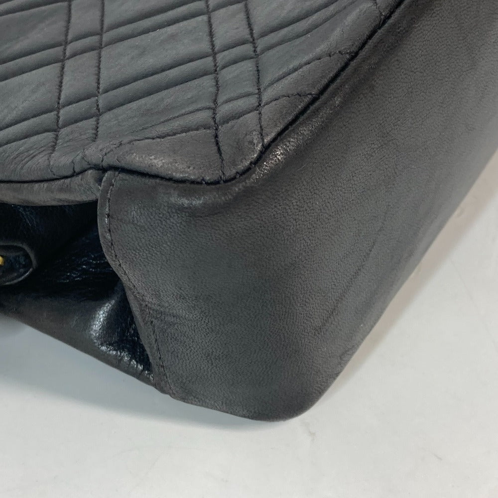 CHANEL Shoulder Bag lambskin black With Chain Bag Quilted Matelasse