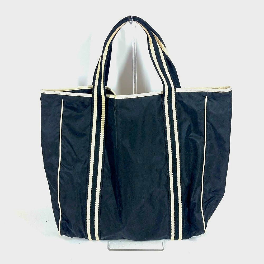 GUCCI Shoulder Bag Tote Nylon black Logo