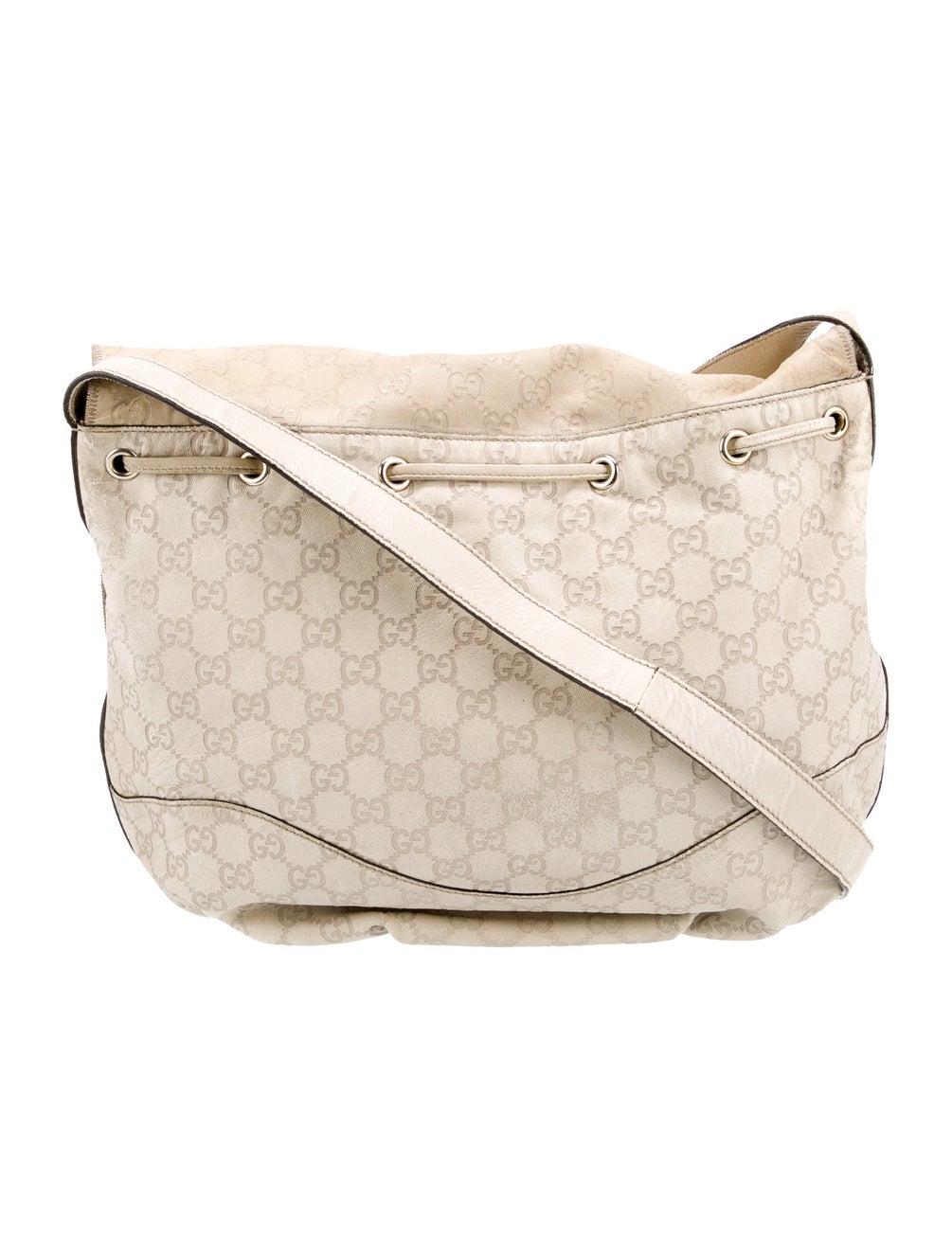 Gucci Leather Python Messenger Bag Heart