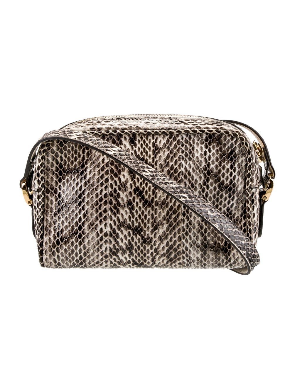 GUCCI Ophidia Phyton Leather Shoulder bag Beige