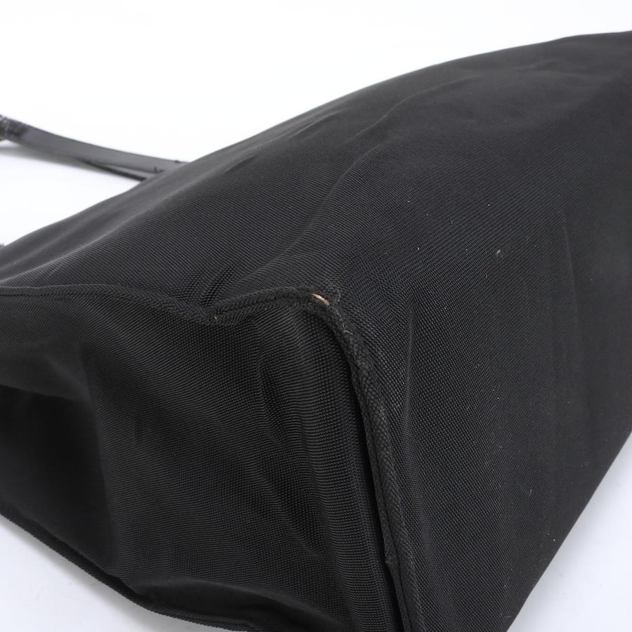 GUCCI Tote Bag Leather Nylon Black