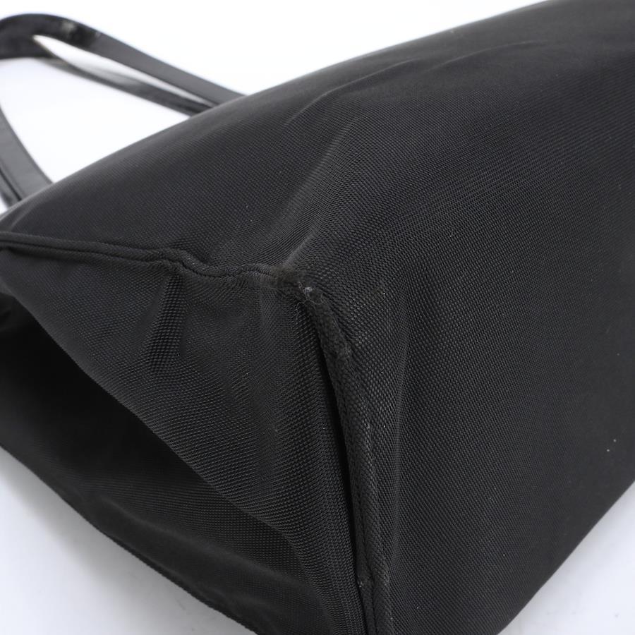 GUCCI Tote Bag Leather Nylon Black