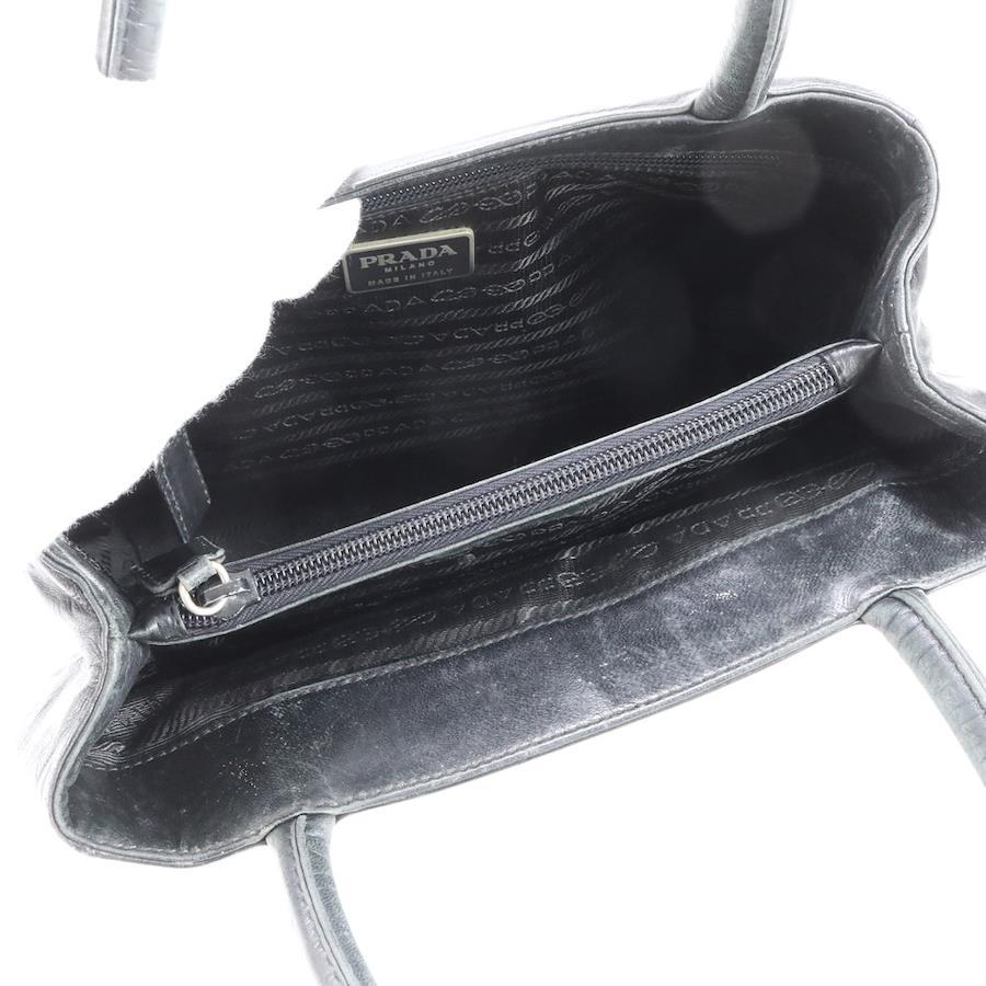 Prada handbag leather black