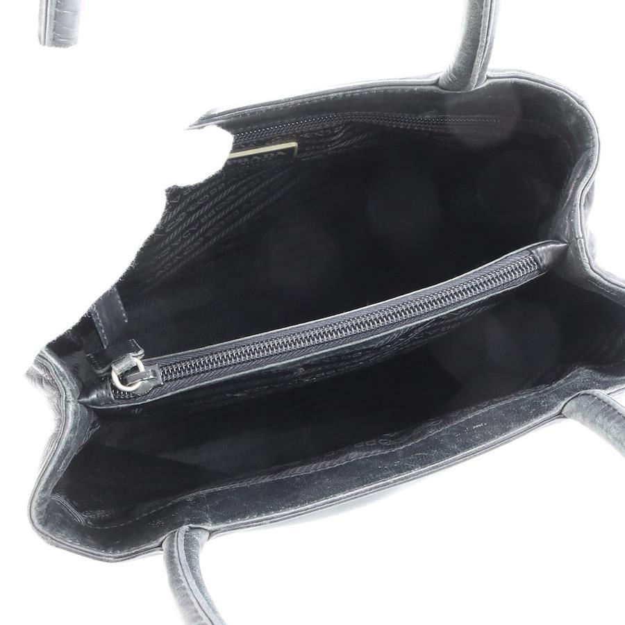 Prada handbag leather black