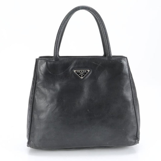 Prada handbag leather black