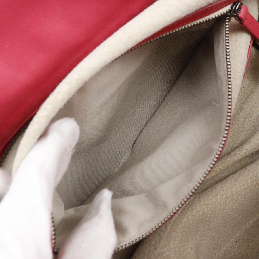 Giorgio Armani BostonTote Bag Leather Raspberry Pink Shoulder Handbag