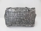 Chanel 31 Rue Cambon Silver Nylon Shoulder Bag