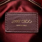 Jimmy Choo Red Fur Gold Chain Shoulder Bag