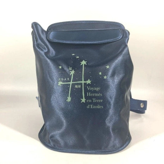 HERMES Backpack Nylon Navy Sherpa: A Journey Through the Stars 1999 Limited Edit