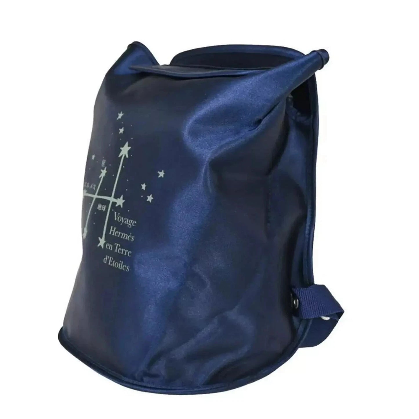 HERMES Backpack Nylon Navy Sherpa: A Journey Through the Stars 1999 Limited Edit
