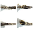 Gucci Python skin Shoulder Bag Brown Gold Hardware Chain