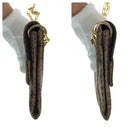 Gucci Python skin Shoulder Bag Brown Gold Hardware Chain