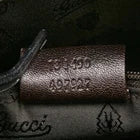 Gucci Ebony/Beige GG Crystal Canvas and Leather Duchessa Tote