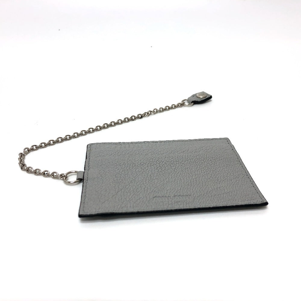 MIUMIU Long Wallet Leather Grey logo