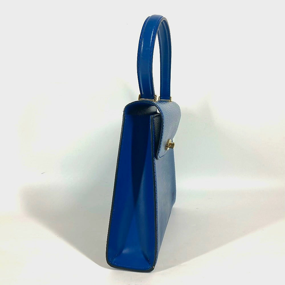 LOUIS VUITTON Handbag Epi Leather blue Epi Malesherbes