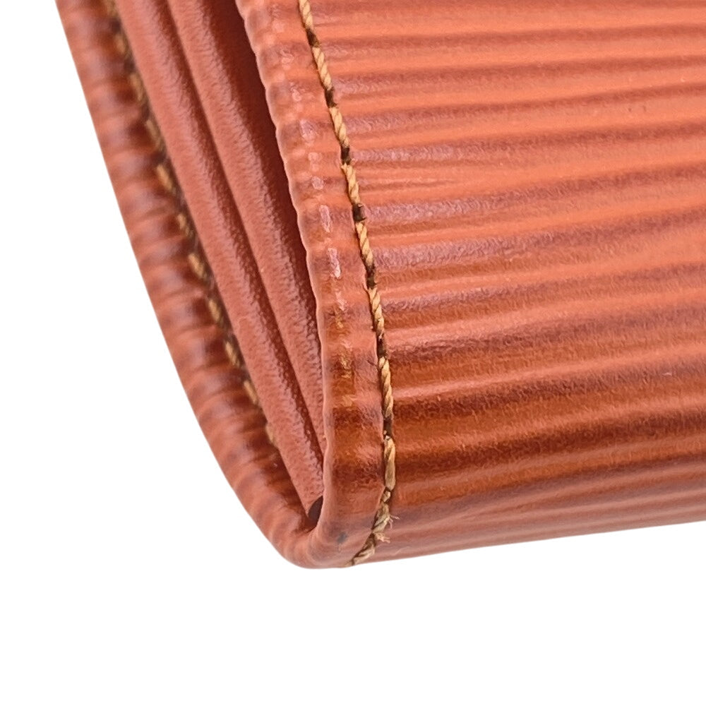 Louis Vuitton Long Wallet Portefeuille Epi Sara Kenya Brown