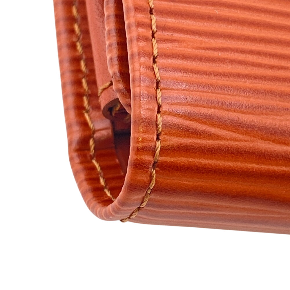 Louis Vuitton Long Wallet Portefeuille Epi Sara Kenya Brown