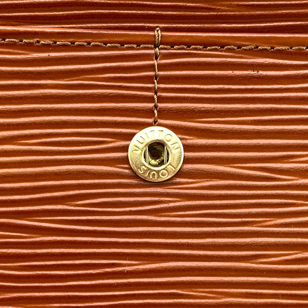 Louis Vuitton Long Wallet Portefeuille Epi Sara Kenya Brown