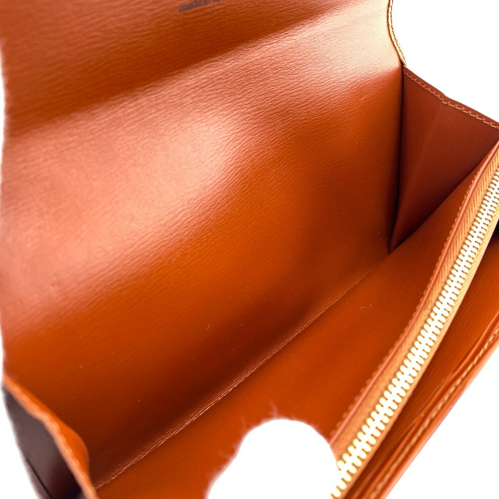 Louis Vuitton Long Wallet Portefeuille Epi Sara Kenya Brown