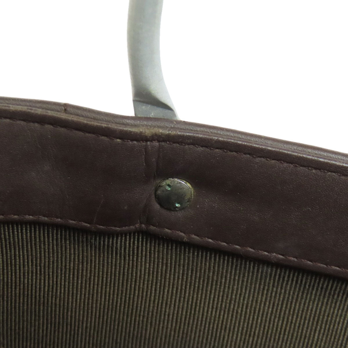 Chanel Chocolate Bar Brown Leather Handbag