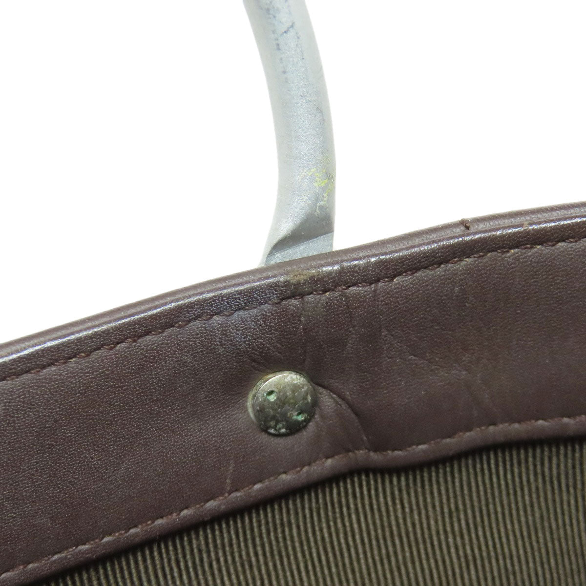 Chanel Chocolate Bar Brown Leather Handbag