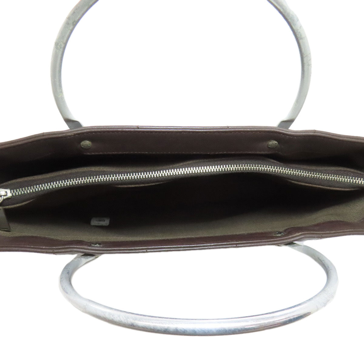 Chanel Chocolate Bar Brown Leather Handbag