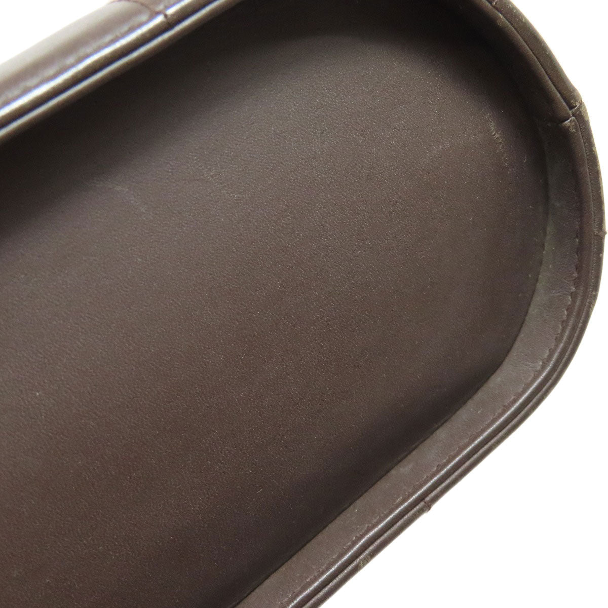 Chanel Chocolate Bar Brown Leather Handbag